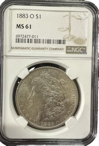 1883 O Morgan MS-61 - Picture 1 of 2