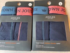 Joules Mens Crown Joules Underwear 4 Pack - Large