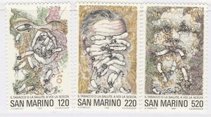 San Marino Anti-Smoking Campaign 1980 MNH** Full Set A19P43F847 - Picture 1 of 1