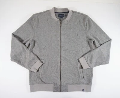 Chaqueta Southern Tide Para Hombres XL Gris Bombardero Polar Cremallera Completa Exterior Adulto Informal Foto 1 de 4
