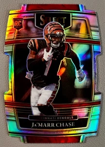 Ja Marr Chase 2021 Panini Select Football Concourse Rookie RC Die Cut #47 - Bild 1 von 6