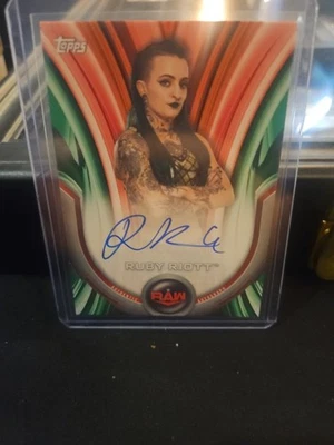 2020 Topps WWE Women's Division -Roster Autographs Ruby Riott / Ruby Soho #50/75 - Image 1 of 3