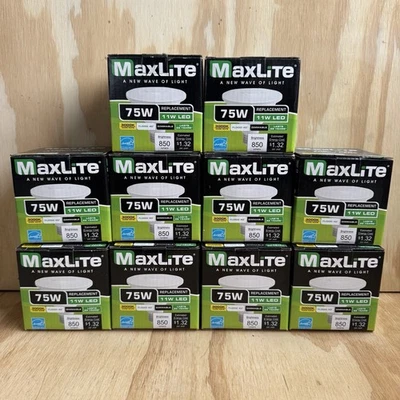 MaxLite PAR30 Short Neck Dimmable LED Flood Light Bulb 3000k Warm White 10 pack - Image 1 of 4