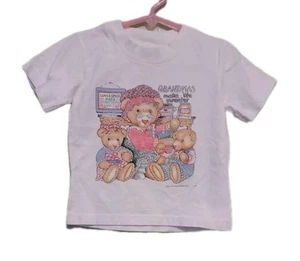 Vintage kids child(Grandma's make life sweeter) T-Shirt Distressed Used AS-IS - Picture 1 of 5