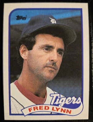 Fred Lynn 1989 年 Topps #416 老虎 — 第 1/2 张图片