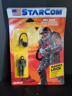 Sgt. Hack 1986 STARCOM Vintage Coleco MOC NEW Sealed #2 - Image 1 of 2
