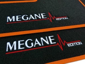 VELOURS FUSSMATTEN RENAULT MEGANE II COUPE (2002-08) 4x MEGANE EDITION - SCHWARZ - Picture 1 of 7