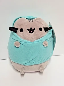 Gund Pusheen Giacca con cappuccio blu peluche gatto 5" - Foto 1 di 6