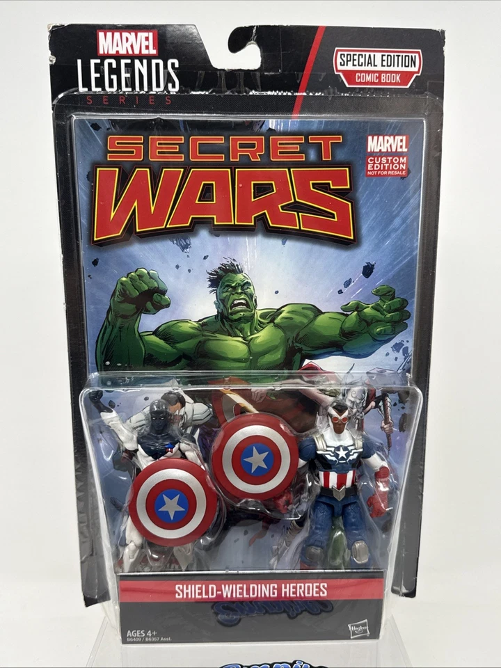 Vance Astro Capitán América Marvel Legends Héroes con Escudo 3.75" Paquete de 2 Foto 1 de 4