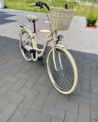 Retro Citybike Damen Fahrrad Aluminium Rahmen  shimano   - Bild 1 von 4