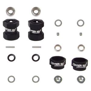 Aluminum 12mm Tire HEX Adapter For TAMIYA Grasshopper 2/ Hornet/ Frog/ Wild One - Picture 1 of 6