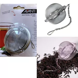 100% Genuine! AVANTI Stainless Steel Mesh Tea BalI Infuser 6.5cm! - Picture 1 of 6