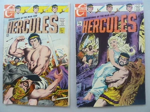 Hercules # 1 & #3, Charlton 1967-68, w/Thane of Bagarth, Great Jim Aparo Art! - Picture 1 of 12
