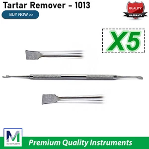 5Pcs Set Dental Tartar Calculus Plaque Remover Scalers Teeth Cleaning Scrapers - Picture 1 of 2