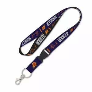 DEVIN BOOKER PHOENIX SUNS LANYARD KEYCHAIN WITH DETACHABLE BUCKLE NBA - Picture 1 of 1