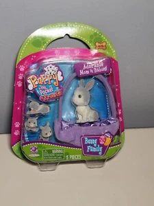 Puppy In My Pocket & Friends Bunny Family Animals New In Packaging 2009 Jakks - Picture 1 of 3