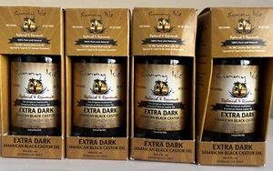 Extra Dark Jamaican Black Castor Oil, 4 oz Each (4 Bottles) Replenish Rejuvenate - Picture 1 of 2