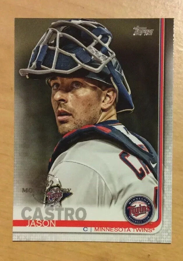 2019 Topps 582 Montgomery Minnesota Twins Jason Castro #406 SP - Image 1 of 1