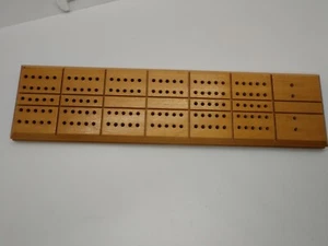 Vintage Milton Bradley Wooden Cribbage Board Game Classic Collectable. - Picture 1 of 6