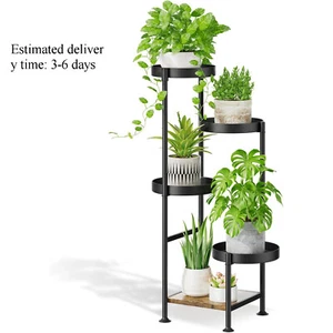 5 Layer Metal Plant Stand Flower Pot Rack Indoor Corner Plant Stand - Picture 1 of 6