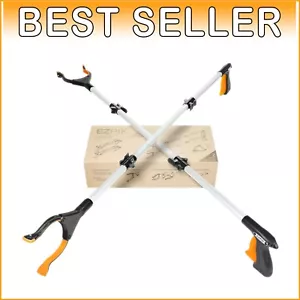 Pro 43-Inch Foldable Grabber Reacher Tool for Seniors - Heavy Duty Pickup Aid - Picture 1 of 11