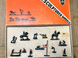 SAE: Rare Boxed Set - Union Army Encampment, ACW. 30mm Metal Figures.