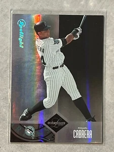 2004 Leaf Limited Miguel Cabrera Rainbow Foil Silver Spotlight /50 #107 Marlins - Picture 1 of 2