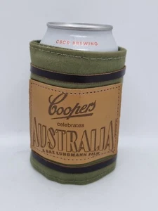 2008 Coopers Pale Baz Luhrmann Australia drizabone beer stubby holder cooler - Picture 1 of 2