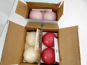 Partylite Aroma Melts Pink Citrus Strawberry Rhubarb Powdered Sugar 4 Each NIB - Picture 1 of 4