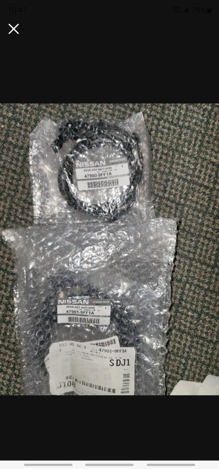 Nissan Titan 2011-2015  Rear ABS Speed SENSORS 47900-9FF1A And 47901-9FF1A - Image 1 of 1