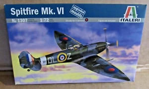 ITALERI SPITFIRE MK.VI KIT MODELLINO SCALA 1:72 WW2 AEREO DA COMBATTIMENTO BRITANNICO RAF - Foto 1 di 1