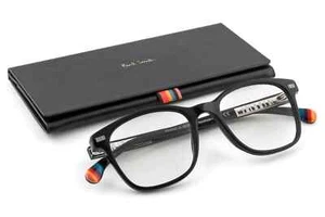 New Paul Smith Eyeglasses Douglas Black 50-18-145   ITALY Retail $300+ with Case - Picture 1 of 5