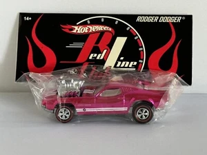 HOT WHEELS RLC RODGER DODGER PINK NEW VERY NICE LJ161 - Picture 1 of 7