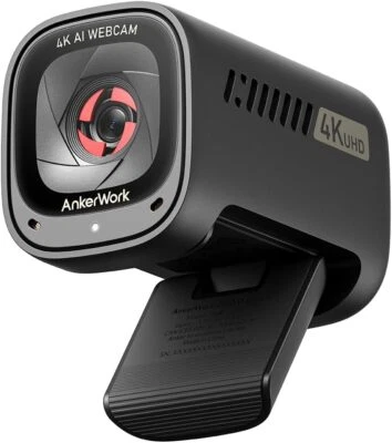 AnkerWork C310 Webcam 4K AI Auto Focus/AI Framing for Video Calls/Livestream - Image 1 of 4