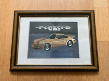 Porsche 911 Turbo 3D Photo Picture in Frame ( Ex-Display ) Very Good Condition