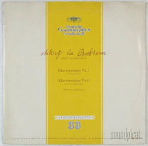 WILHELM KEMPFF BEETHOVEN PIANO SONATAS NOS. 7-8 DGG ED.1 TULIP LPM 18019 VG+ - Bild 1 von 3