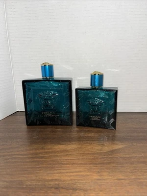 BOTELLA VACÍA Versace Eros Eau De Toilette EDT Spray 3.4 OZ 100 ML & 6.7 OZ 200 ML Foto 1 de 4