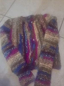 Vintage 1983 Estelle Gracer Button Up JacketbFiber Artist Art To Wear Handwoven - Picture 1 of 5