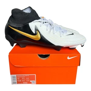 Nike Phantom Luna 2 Pro FG Size 12 Men’s Soccer Cleats Black/White FJ2575-100 - Picture 1 of 5