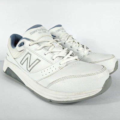 New Balance 928v3 Women’s 11 Men’s 9.5 White Leather Walking Shoes WW928WB3 - Image 1 of 4