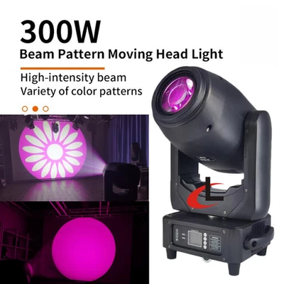 LED 300W 3in1 Beam Spot Wash Moving Head Lights BSW Spotlight DJ Stage Light - Image 1 of 4