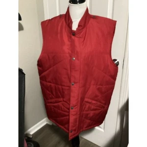 chaps men's xl red puffer vest - Picture 1 of 1