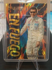 2024 Panini Select Racing Prizm En Fuego Gold Flash #1 Richard Petty #d 4/10 - Picture 1 of 2