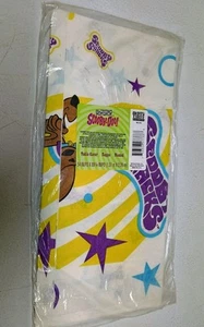 NOS Scooby Doo 1998 Vintage Paper Table Cover Cloth Birthday Game Party 54x89 - Picture 1 of 3