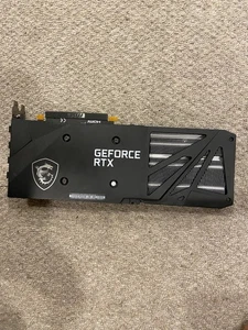 MSI NVIDIA GeForce RTX 3060 Ventus 3X OC 12GB GDDR6 Graphics Card Pre-owned - Afbeelding 1 van 7