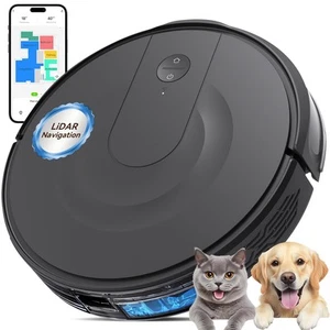 Robot Vacuum and Mop Combo, LiDAR Navigation with Ultra Slim Design, Smart Ma... - Picture 1 of 9