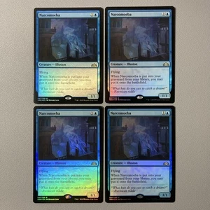Mtg Grn Narcomeba English Version Foil Set Of 4 - Picture 1 of 2