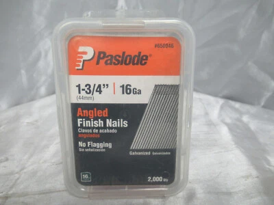 Paslode 650046 Angled Finish Nails 1 3/4" 2,000 Qty 759501107113 - Image 1 of 3