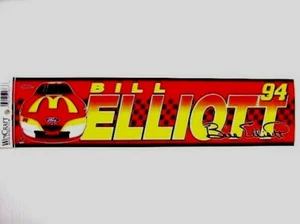 Bill Elliott #94 McDonald's (1997) Bumper Sticker/Strip (Nascar)(Wincraft) - Picture 1 of 1