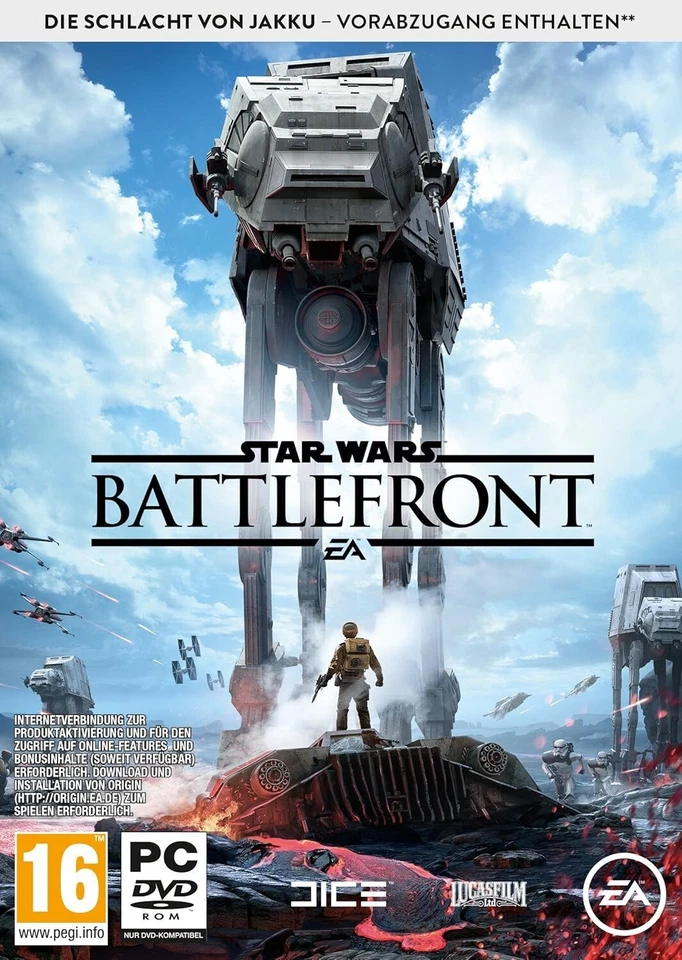 Star Wars: Battlefront - Day One Edition (2015) - [PC DVD-ROM] 4 DVD"s - Bild 1 von 1
